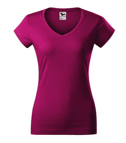 Dámské tričko SLIM FIT V-NECK