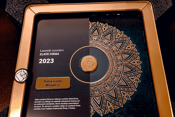 Vyhráli jsme :-) – Laureát ceny – Zlatá Firma 2023