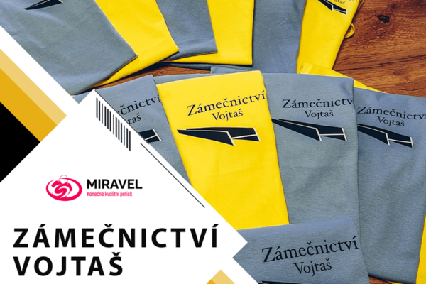 Potisk firemních triček pro zámečnictví Vojtaš