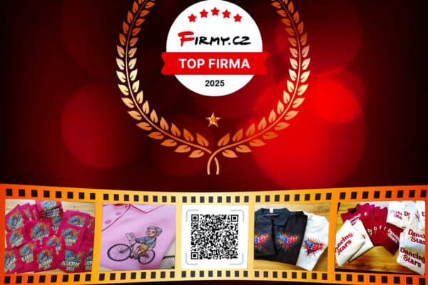 TOP Firma 2025 Miravel potisk triček ocenění firmy cz