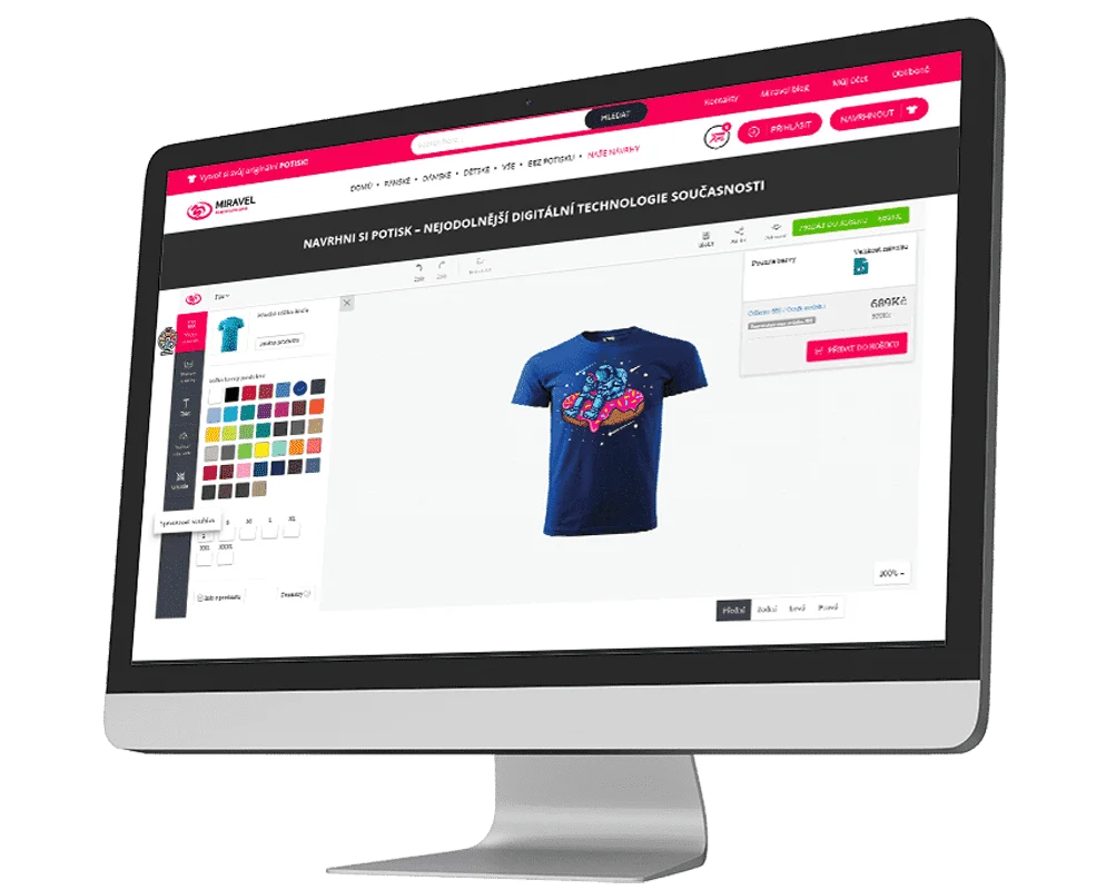 Potisk triček od 1 kusu